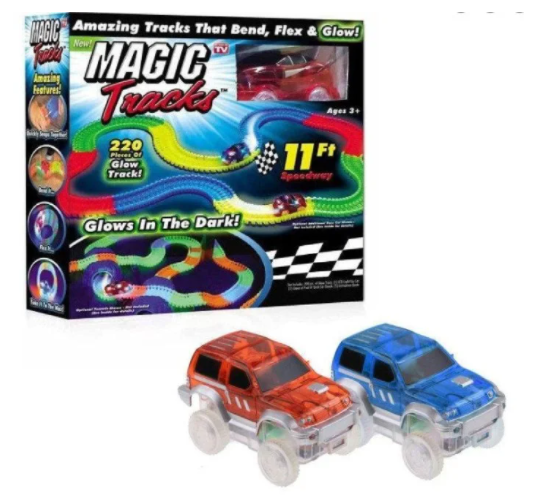 Детский светящийся гибкий трек Magic Tracks 360 деталей на 2 машинки, гоночная дорога конструктор Shopay
Детский светящийся гибкий трек Magic Tracks 360 деталей на 2 машинки, гоночная дорога конструктор Shopay