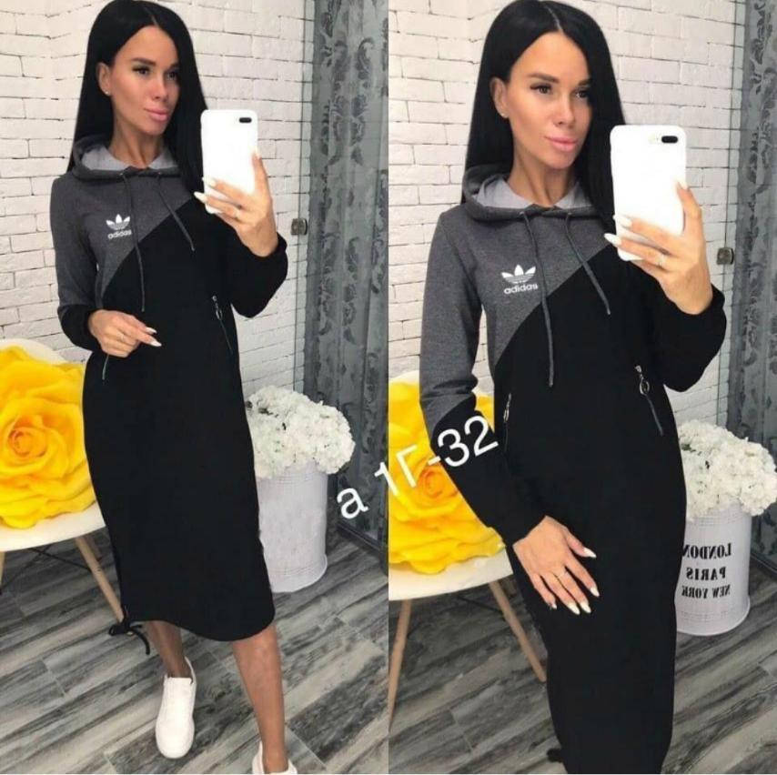 Женское платье с капюшоном. Ткань: Турецкая двухника. Цвет на фото.
Женское платье с капюшоном. Ткань: Турецкая двухника. Цвет на фото.