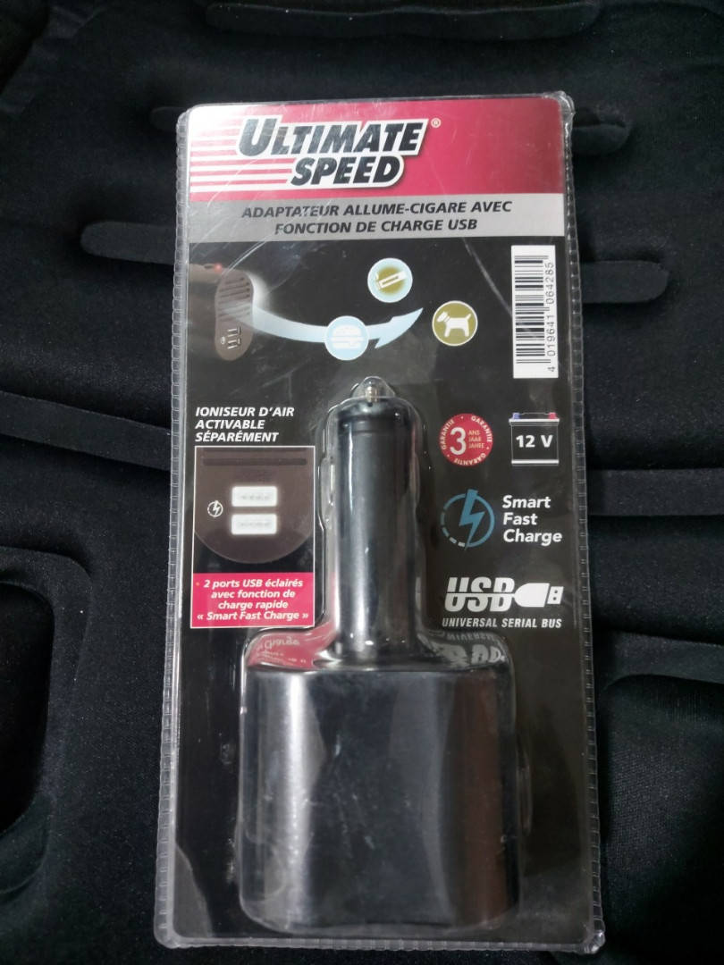 Автомобильный адаптер с функцией зарядки USB с отдельно переключаемым индикатором воздуха ULTIMATE SPEED UKLL
Автомобильный адаптер с функцией зарядки USB с отдельно переключаемым индикатором воздуха ULTIMATE SPEED UKLL