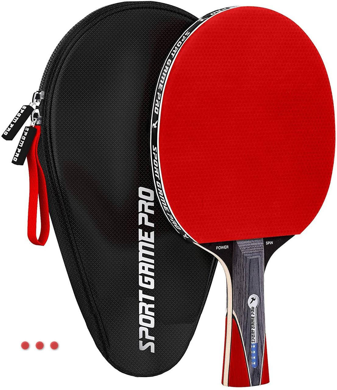 Ракетка для настольного тенниса SPORT GAME PRO HORNET + чохол классика ТОП-3 AMAZON CША
Ракетка для настольного тенниса SPORT GAME PRO HORNET + чохол классика ТОП-3 AMAZON CША