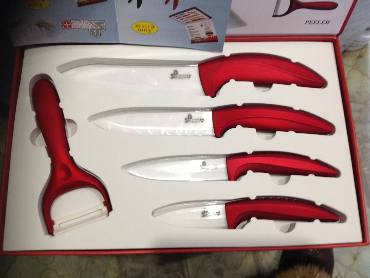 Керамические ножи красные Ножи керамические Royalty Line RL-C4R 5 пр. Ко
Керамические ножи красные Ножи керамические Royalty Line RL-C4R 5 пр. Ко