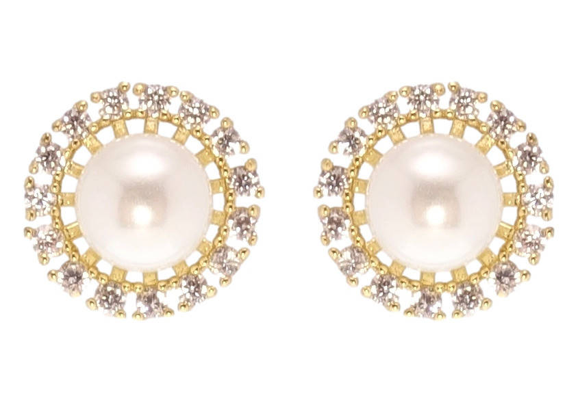 Серьги Xuping QQMM Позолота 14K игла серебро 925 гвоздики (пусеты) "Жемчужины в обрамлении циркония" ø 9мм
Серьги Xuping QQMM Позолота 14K игла серебро 925 гвоздики (пусеты) "Жемчужины в обрамлении циркония" ø 9мм
