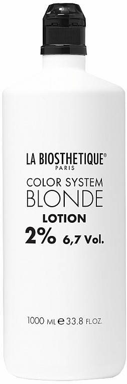 LA BIOSTHETIQUE Blonde Lotion 6,7 vol - Лосьон-активатор 2%, 1000ml
LA BIOSTHETIQUE Blonde Lotion 6,7 vol - Лосьон-активатор 2%, 1000ml
