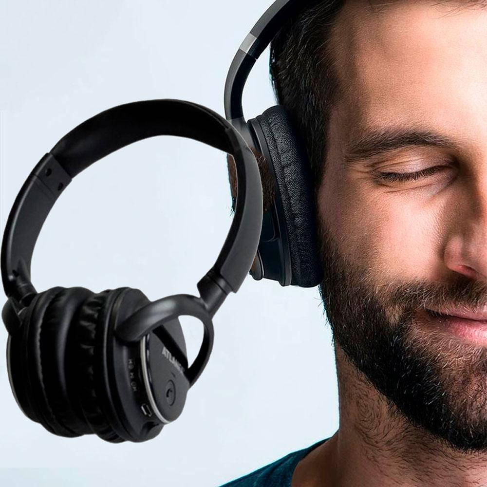 Беспроводные наушники ATLANFA AT-7612 / Bluetooth наушники с MP3 плеером и FM радио, Черный
Беспроводные наушники ATLANFA AT-7612 / Bluetooth наушники с MP3 плеером и FM радио, Черный