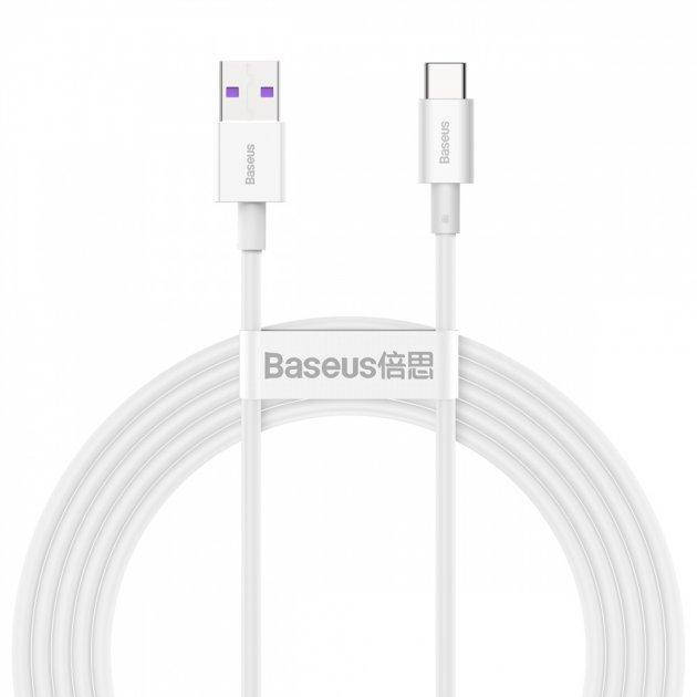 Кабель Baseus Superior Series Fast Charging Type-C PD 66W (2m) White CATYS-A02, Белый
Кабель Baseus Superior Series Fast Charging Type-C PD 66W (2m) White CATYS-A02, Белый