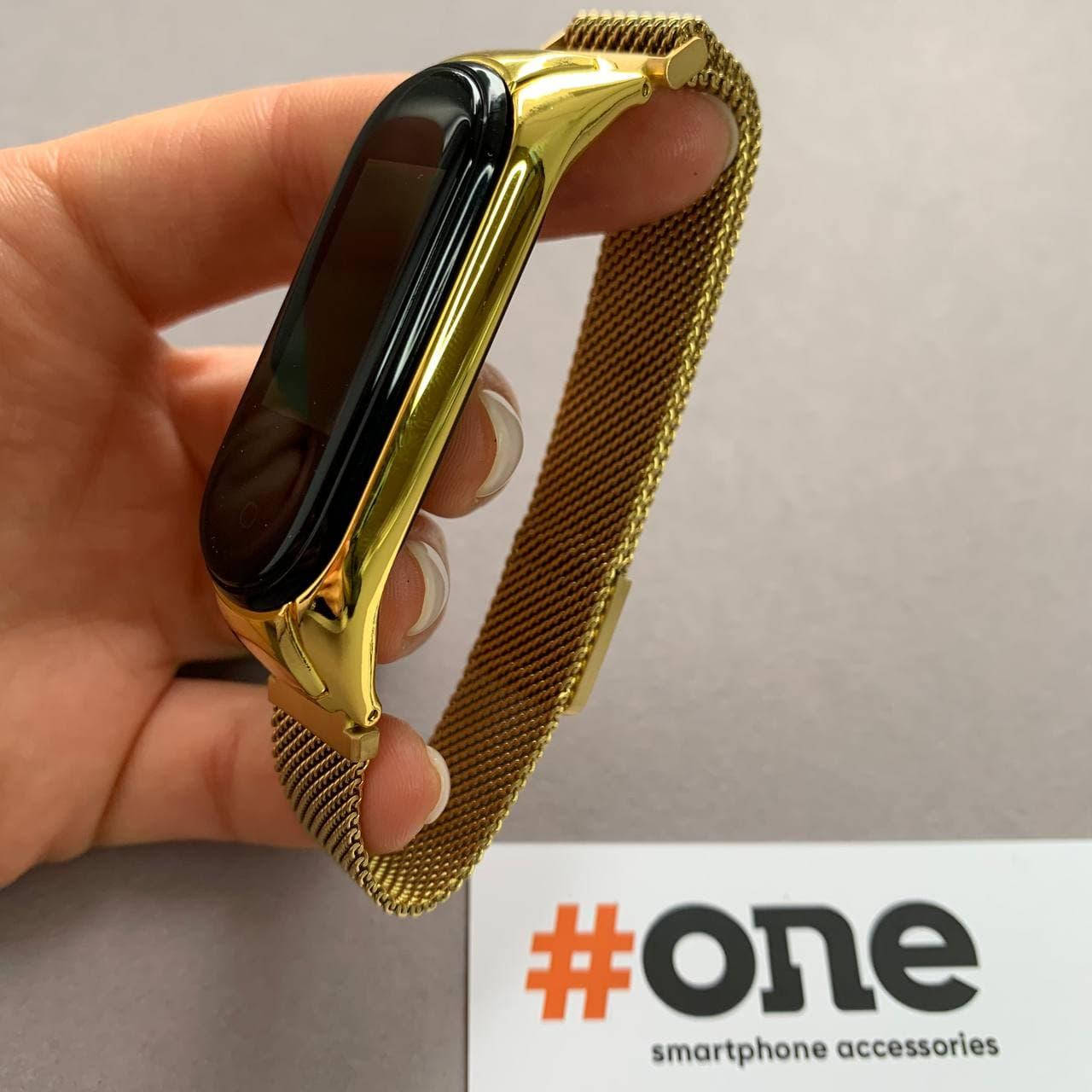 Металлический ремешок для Xiaomi Mi Band 4 для фитнес браслета миланская петля на сяоми ми бенд 4 золотой MLN
Металлический ремешок для Xiaomi Mi Band 4 для фитнес браслета миланская петля на сяоми ми бенд 4 золотой MLN