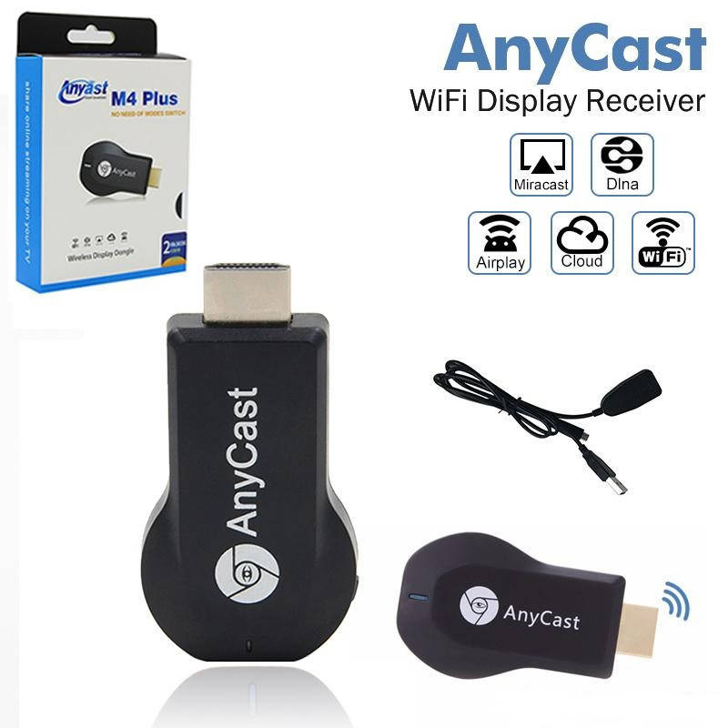 Беспроводной медиаплеер AnyCast M4 Plus HDMI WiFi / Приемник для трансляции экрана / Ретранслятор / Адаптер
Беспроводной медиаплеер AnyCast M4 Plus HDMI WiFi / Приемник для трансляции экрана / Ретранслятор / Адаптер
