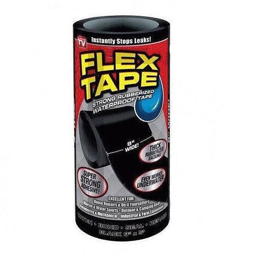 Водонепроницаемая изоляционная сверхпрочная лента Flex Tape 300 мм х 1.5 м Черная, Черный
Водонепроницаемая изоляционная сверхпрочная лента Flex Tape 300 мм х 1.5 м Черная, Черный