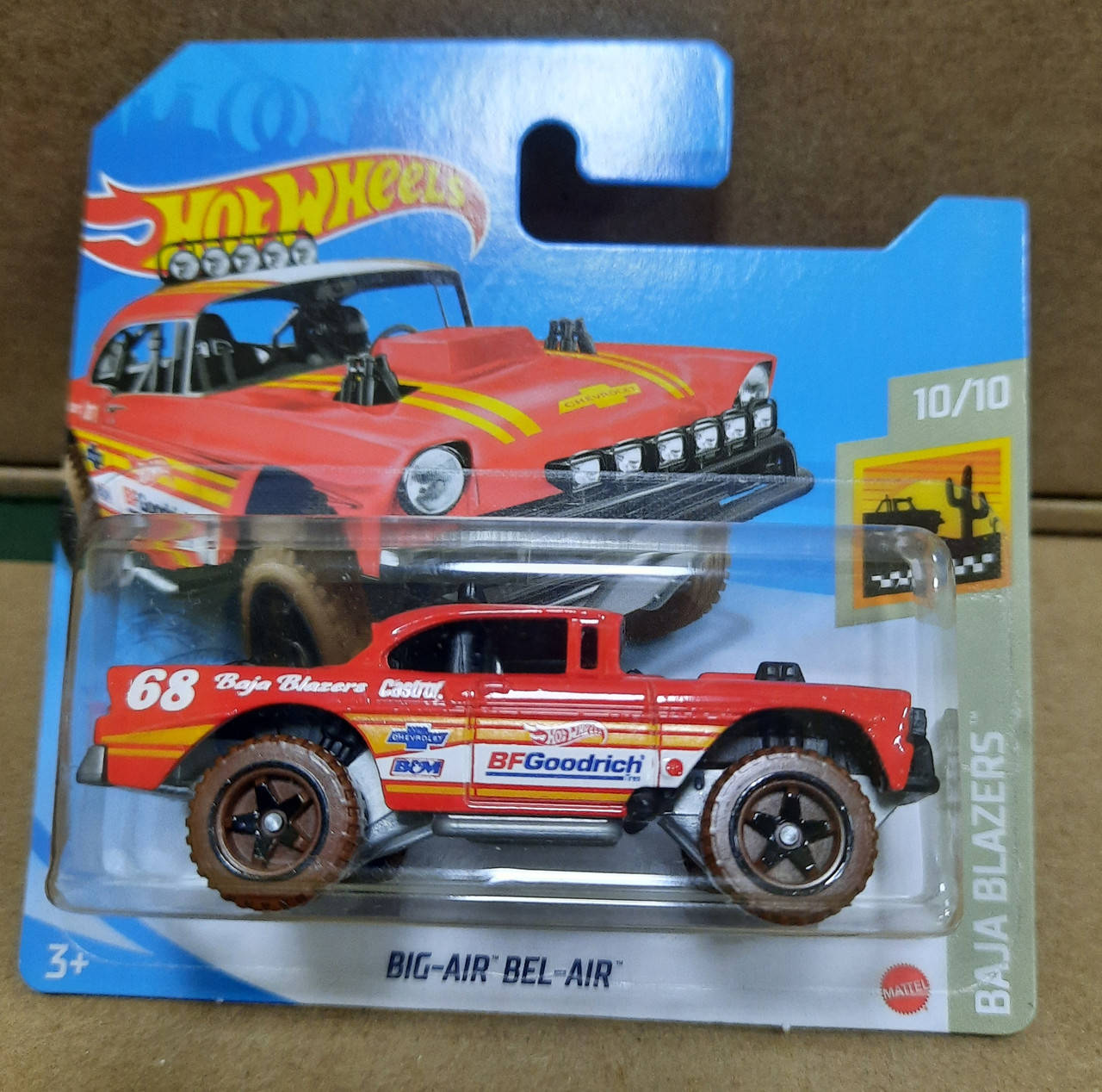 Hot Wheels Baja Blazers 2021 Big-Air Bel-Air 10/10 130/250 GRX71 Джип Машинки базові колекційні Хот Вілс, Разные цвета
Hot Wheels Baja Blazers 2021 Big-Air Bel-Air 10/10 130/250 GRX71 Джип Машинки базові колекційні Хот Вілс, Разные цвета