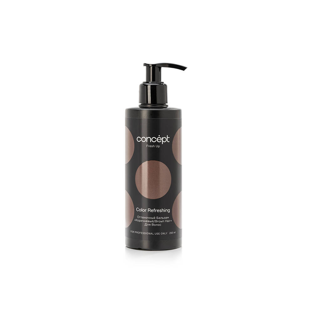 Оттеночный бальзам для волос Concept Professionals Fresh Up для коричневых оттенков, 250 ml
Оттеночный бальзам для волос Concept Professionals Fresh Up для коричневых оттенков, 250 ml