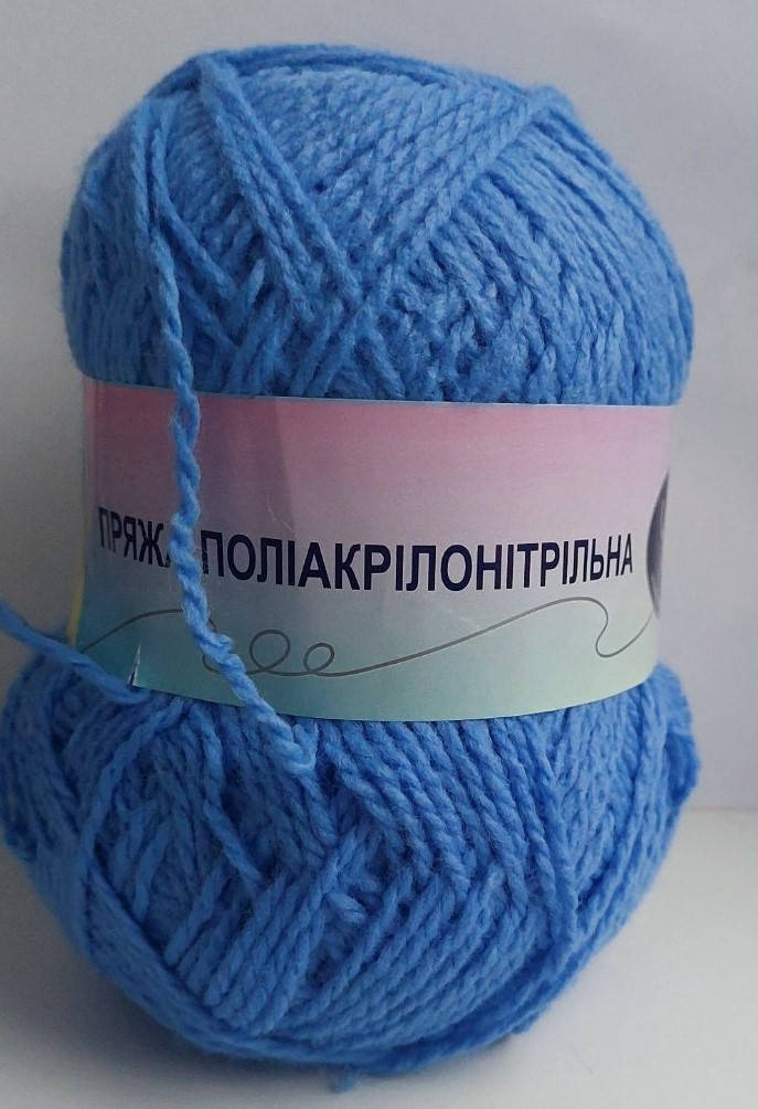 Пряжа акрил Чексил. Украина. 5, Голубой
Пряжа акрил Чексил. Украина. 5, Голубой