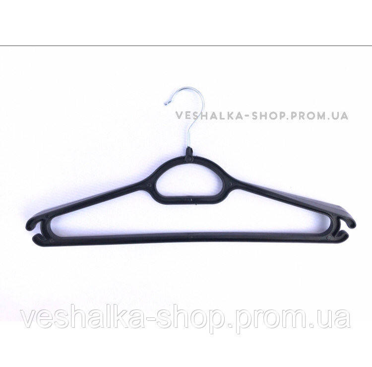 Вешалка плечики тремпель костюмная чёрная 42 см, Черный
Вешалка плечики тремпель костюмная чёрная 42 см, Черный