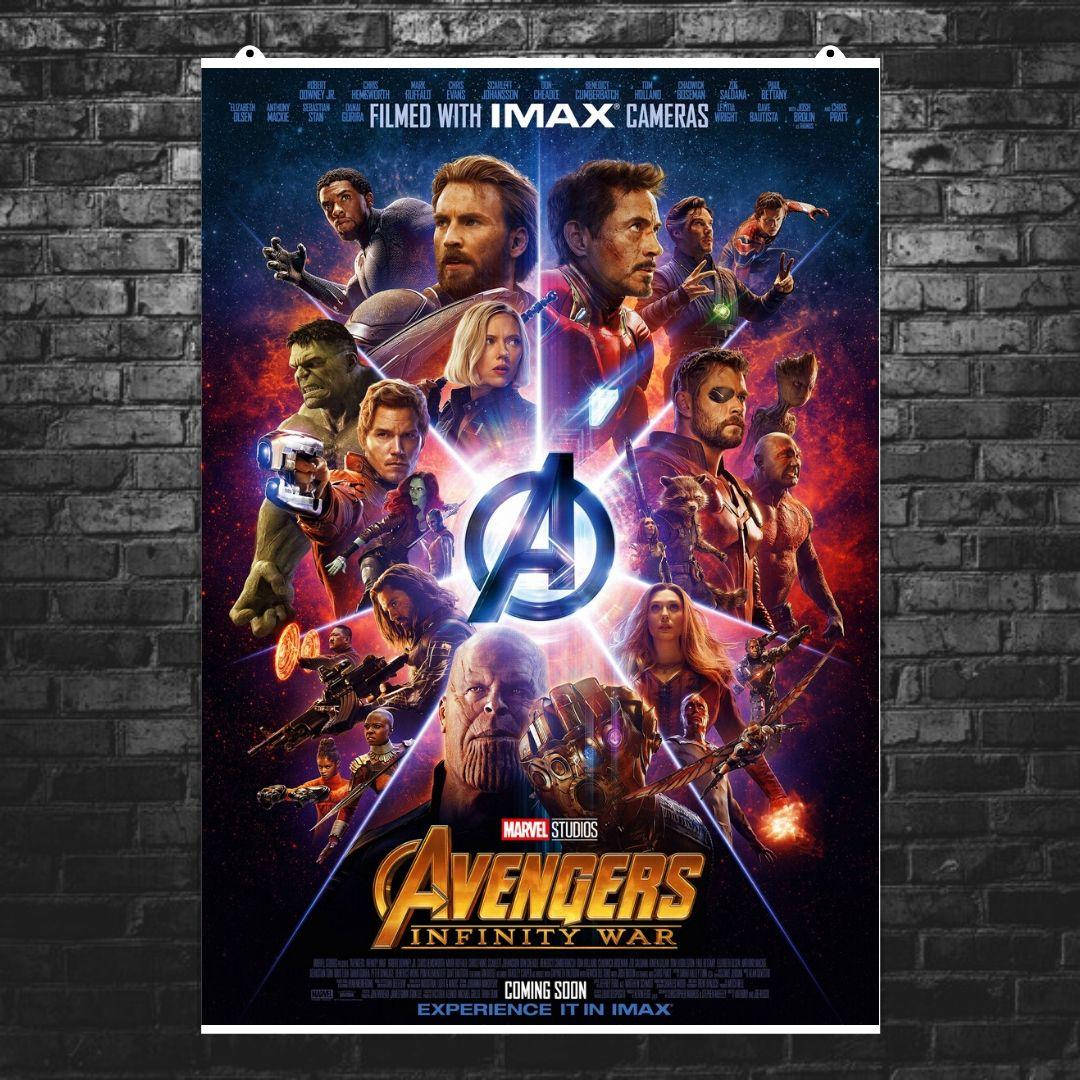 Постер "Мстители: Война Бесконечности. Лого в центре". Avengers: Infinity War". Размер 42x30см (A3).
Постер "Мстители: Война Бесконечности. Лого в центре". Avengers: Infinity War". Размер 42x30см (A3).