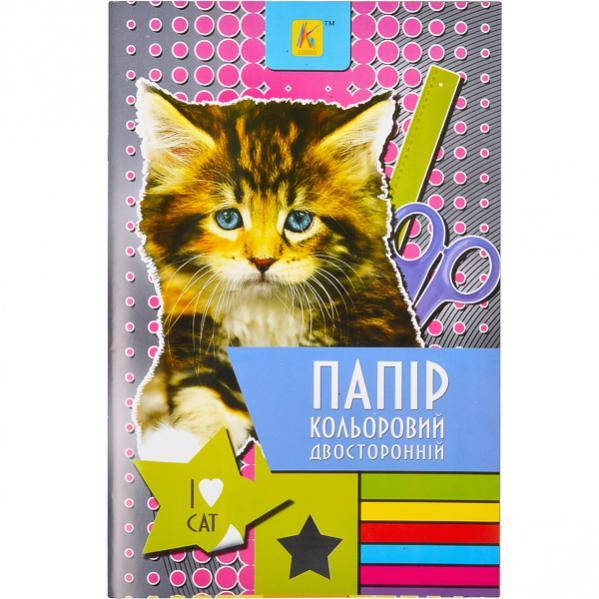 Цветная бумага А4 двусторонняя, 16 листов «Коленкор» КОТЕНОК (Папір кольоровий двосторонній)
Цветная бумага А4 двусторонняя, 16 листов «Коленкор» КОТЕНОК (Папір кольоровий двосторонній)