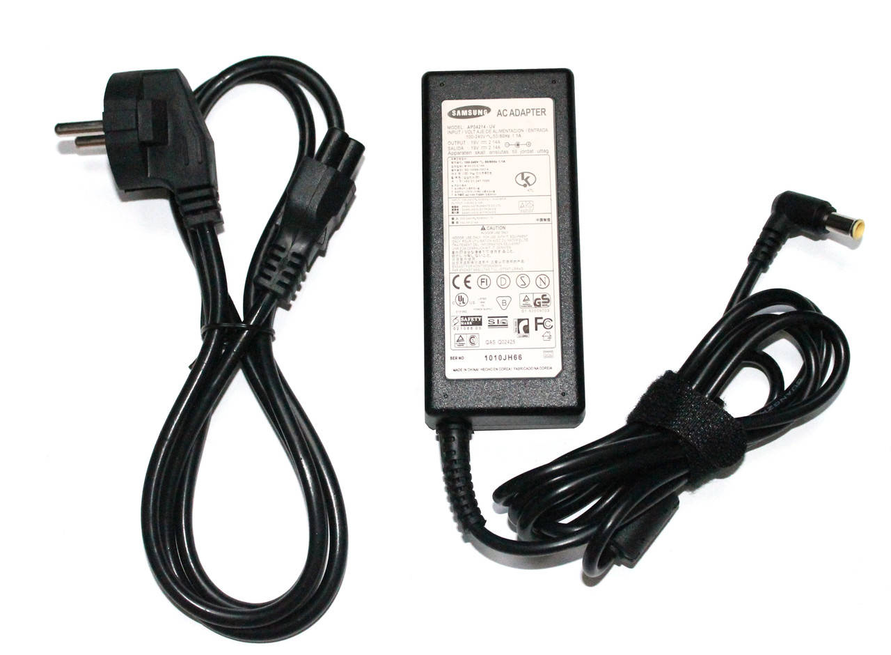 Блок питания для мониторов Samsung 19V 2.14A (6.5*4.4) + сетевой кабель
Блок питания для мониторов Samsung 19V 2.14A (6.5*4.4) + сетевой кабель