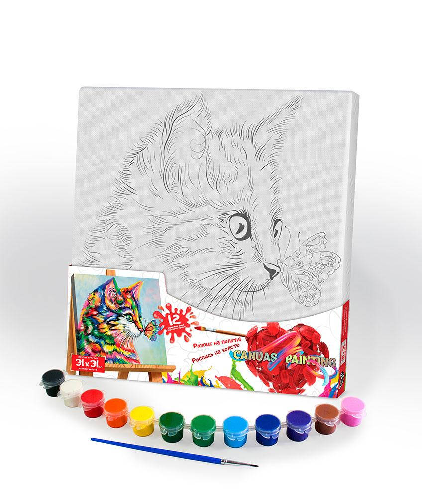 Роспись на холсте Canvas Painting кот PX-05-09 набор для детского творчества картина 31*31 см. по номерам
Роспись на холсте Canvas Painting кот PX-05-09 набор для детского творчества картина 31*31 см. по номерам