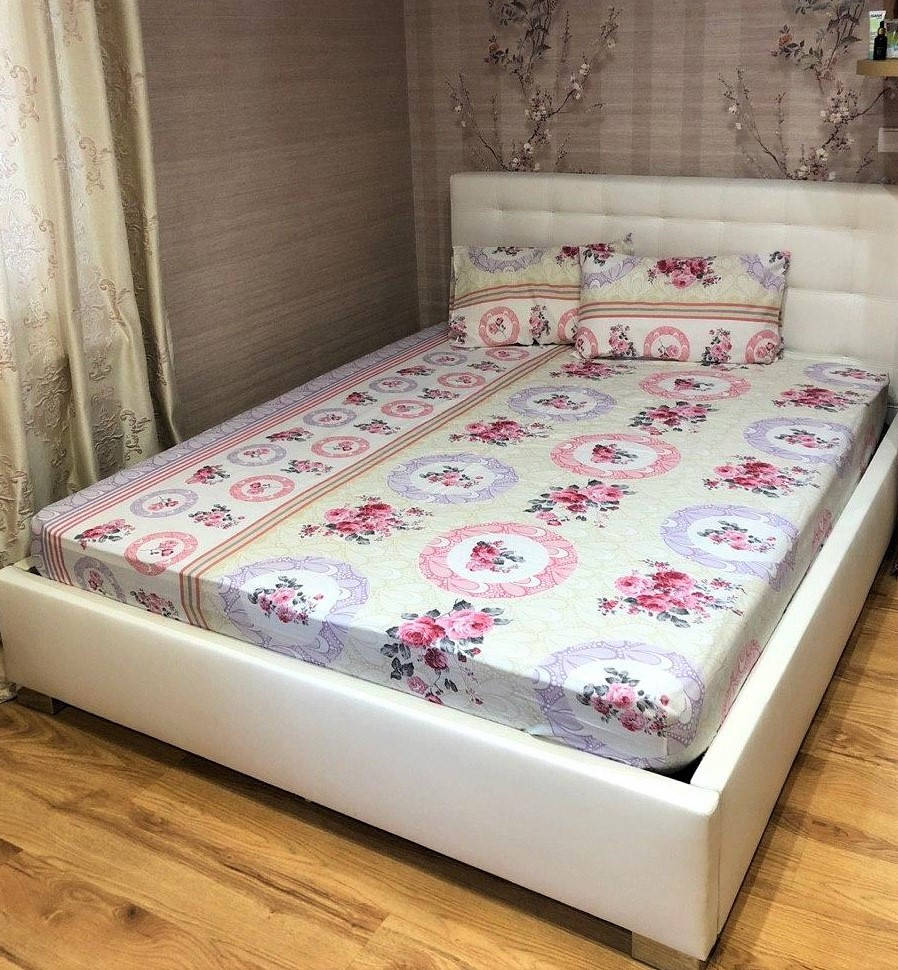 Хлопковая простынь на резинке с наволочками 160*200 Турция Разные цвета и рисунки, Сиреневый
Хлопковая простынь на резинке с наволочками 160*200 Турция Разные цвета и рисунки, Сиреневый