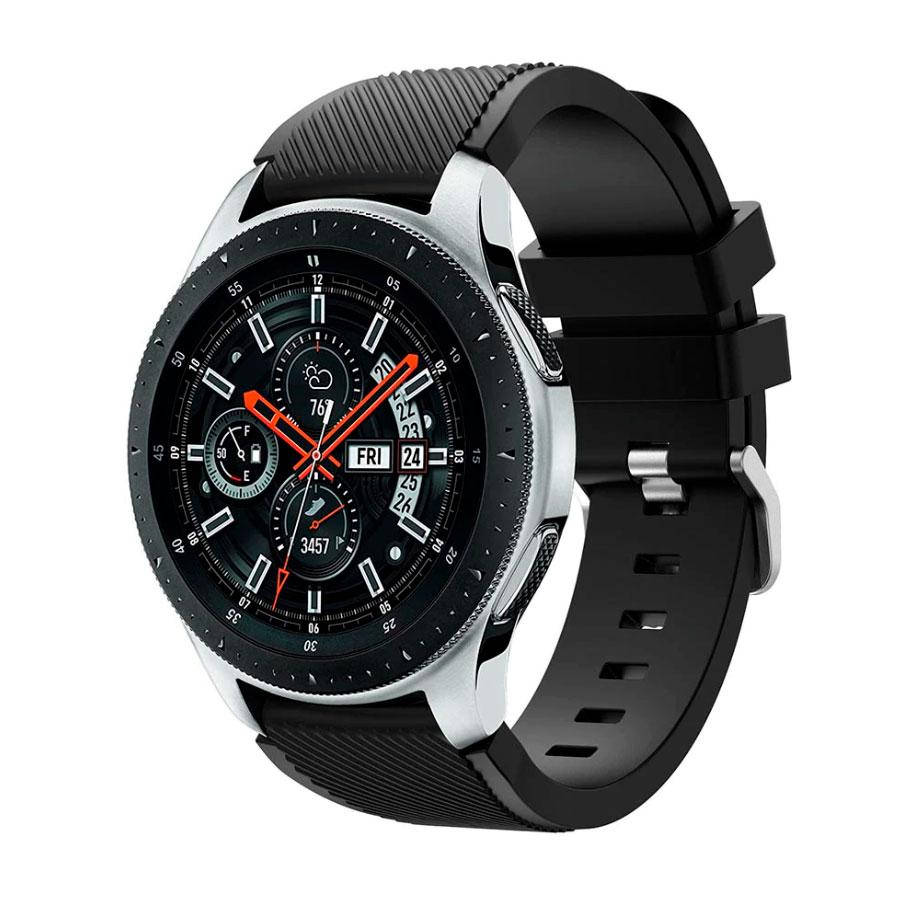 Ремешок для Samsung Galaxy Watch 46mm Silver / Samsung Gear S3 - черный / силикон / 22mm
Ремешок для Samsung Galaxy Watch 46mm Silver / Samsung Gear S3 - черный / силикон / 22mm
