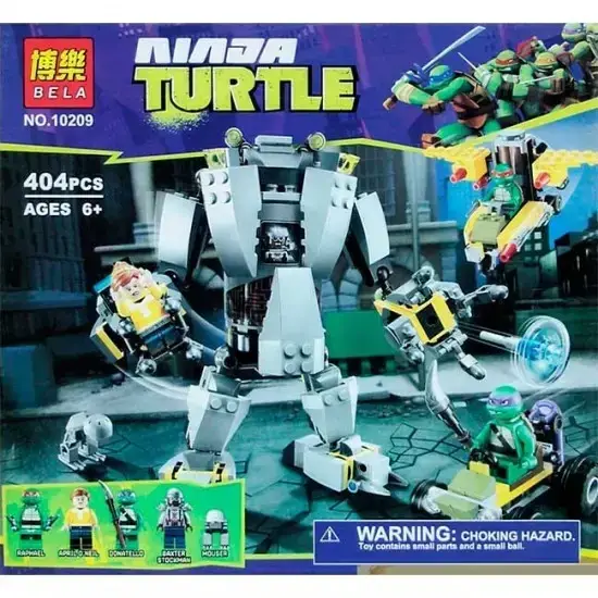 Конструктор черепашки ниндзя "NINJA TURTLES" "Нападение робота Бакстера" 10209, Разные цвета
Конструктор черепашки ниндзя "NINJA TURTLES" "Нападение робота Бакстера" 10209, Разные цвета