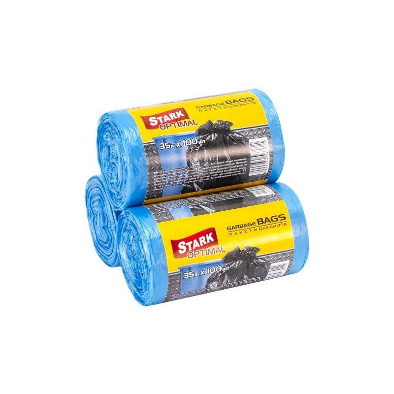Мусорные пакеты 35л,100штТМ "Stark" Синие 9 микрон
Мусорные пакеты 35л,100штТМ "Stark" Синие 9 микрон