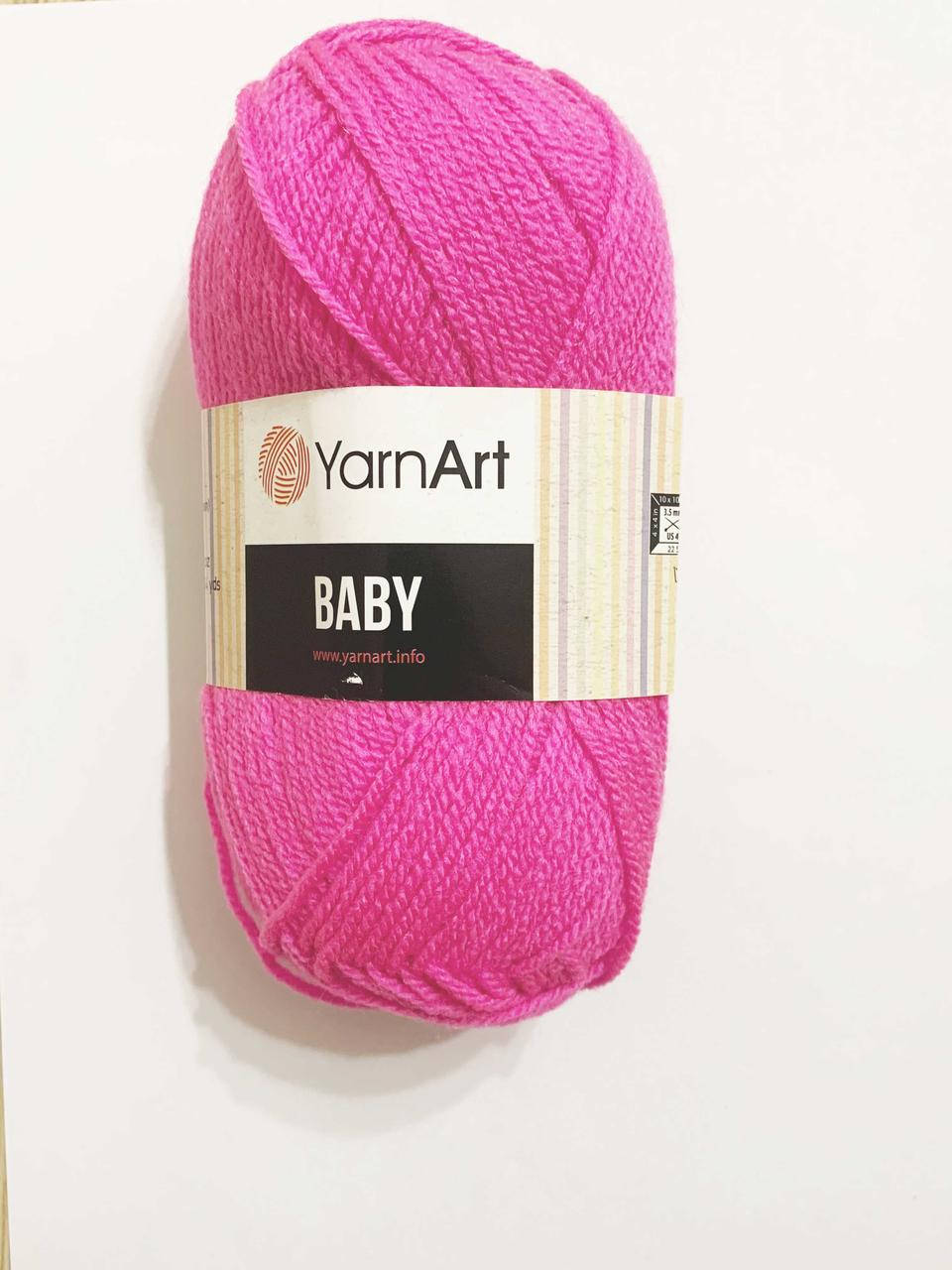 Нитки для вязания, пряжа акриловая детская Baby YarnArt, 100% акрил 50 гр., 150 м, 174, рожева темна, Розовый
Нитки для вязания, пряжа акриловая детская Baby YarnArt, 100% акрил 50 гр., 150 м, 174, рожева темна, Розовый