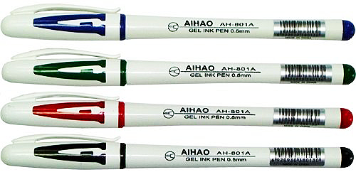 Ручка гелевая Aihao-801 черная
Ручка гелевая Aihao-801 черная