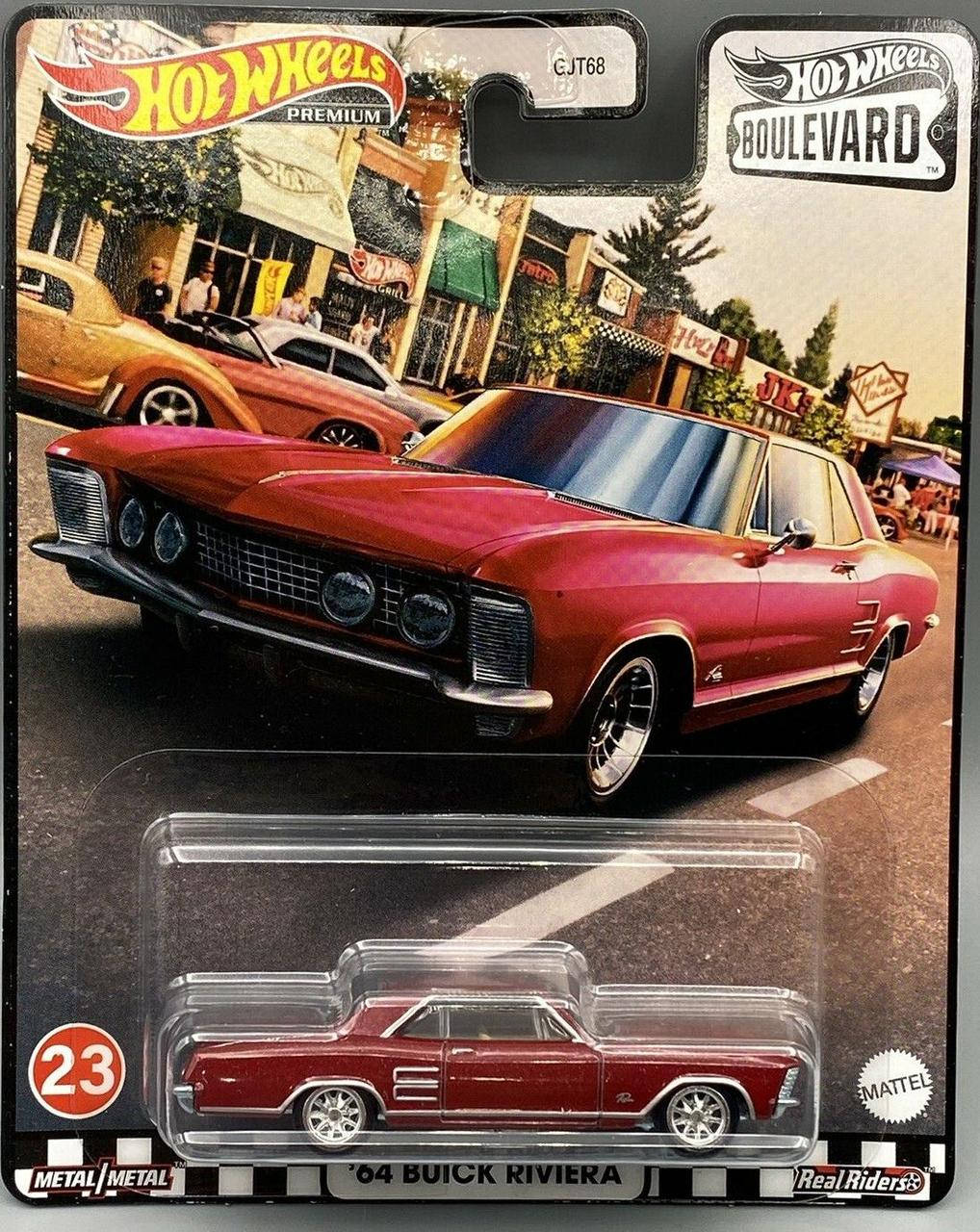 Машинка Hot Wheels Premium - '64 Buick Riviera - 2021 Boulevard (#23) - Car Culture - Real Riders. Mattel
Машинка Hot Wheels Premium - '64 Buick Riviera - 2021 Boulevard (#23) - Car Culture - Real Riders. Mattel