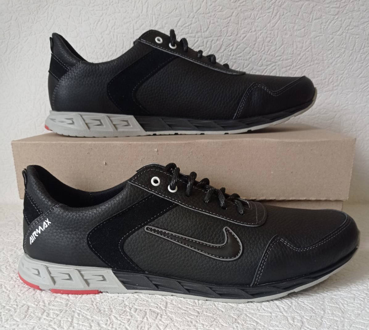 Nike кроссовки кожаные большого размера, обувь гиганты, великаны, big foot для мужчин демисезонные 48, Черный
Nike кроссовки кожаные большого размера, обувь гиганты, великаны, big foot для мужчин демисезонные 48, Черный