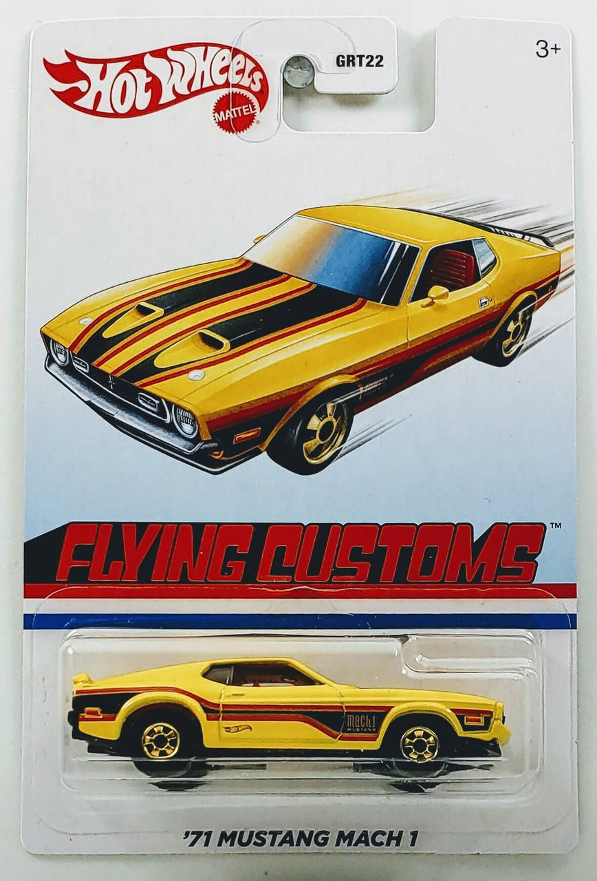Машинка Hot Wheels - '71 Mustang Mach 1 (yellow) - 2021 Flying Customs - Target Exclusive - . Mattel. Оригинал, Желтый
Машинка Hot Wheels - '71 Mustang Mach 1 (yellow) - 2021 Flying Customs - Target Exclusive - . Mattel. Оригинал, Желтый