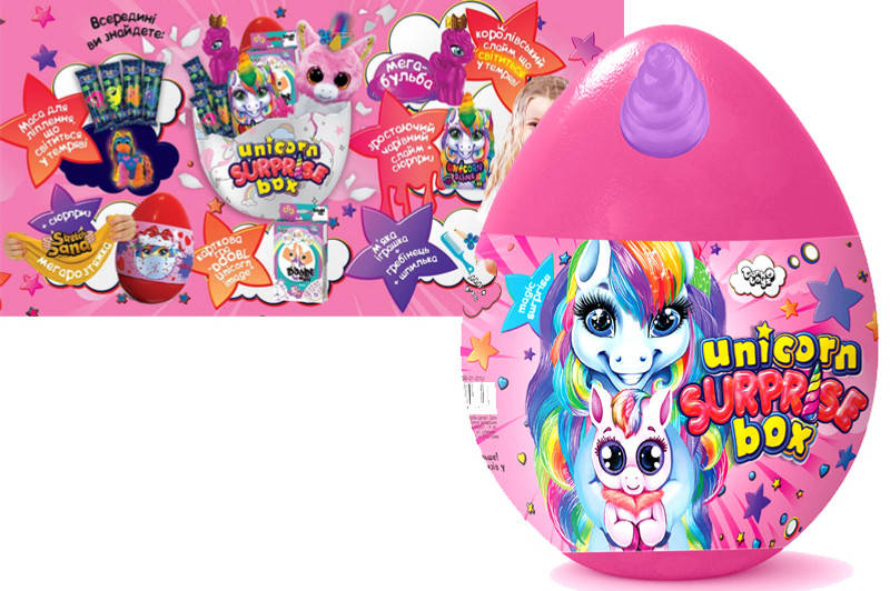 Набор креативного творчества Игрушка-сюрприз "Unicorn Surprise Box" USB-01-01U DANKO
Набор креативного творчества Игрушка-сюрприз "Unicorn Surprise Box" USB-01-01U DANKO