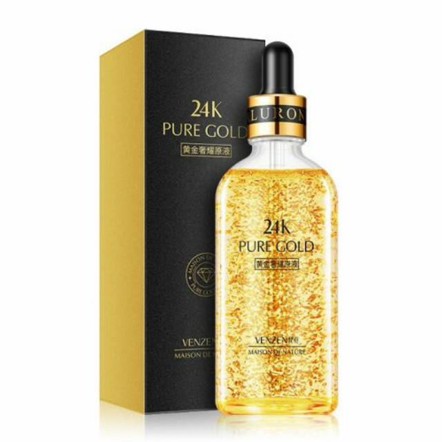 Сыворотка для лица с гиалуроновой кислотой и золотом 24K VENZEN 24k Pure Gold, 100мл.
Сыворотка для лица с гиалуроновой кислотой и золотом 24K VENZEN 24k Pure Gold, 100мл.