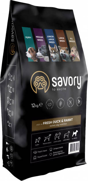 Savory Adult All Breeds Rabbit rich in Duck Fresh Meat (Сейвори Эдалт Олл Бридз Кролик и Утка) корм для собак 12 кг.
Savory Adult All Breeds Rabbit rich in Duck Fresh Meat (Сейвори Эдалт Олл Бридз Кролик и Утка) корм для собак 12 кг.