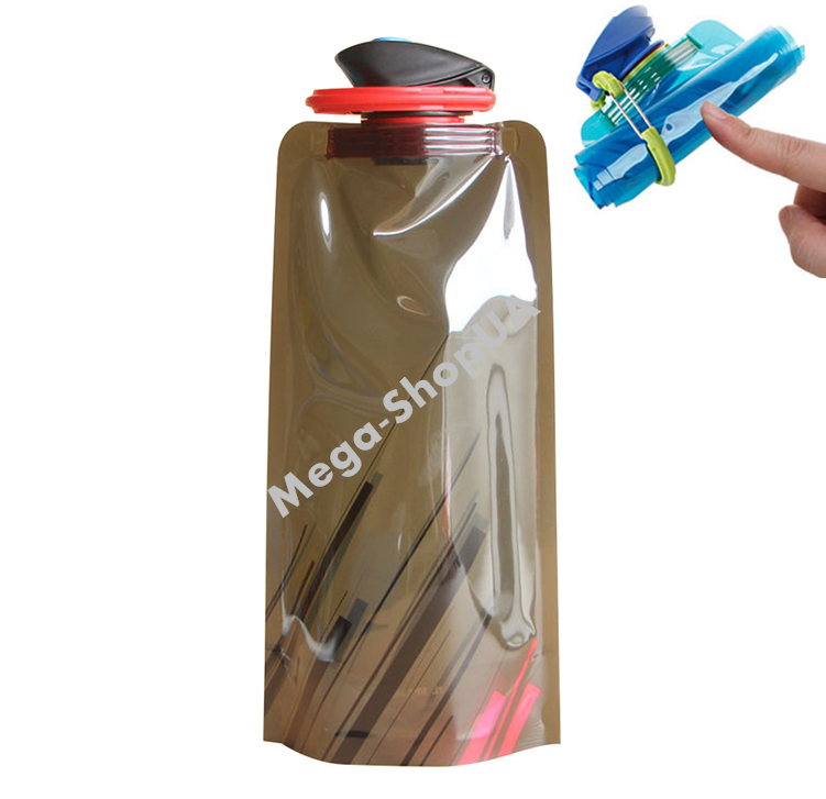 Складная бутылка для воды с карабином 550 мл Sport Bottle. Мягкая гибкая бутылка для туризма спорта Коричневая
Складная бутылка для воды с карабином 550 мл Sport Bottle. Мягкая гибкая бутылка для туризма спорта Коричневая