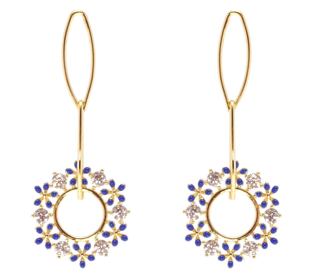 Серьги Xuping QQMM Позолота 14K гвоздики (пусеты) "Цветочные подвески с цирконием и эмалью"
Серьги Xuping QQMM Позолота 14K гвоздики (пусеты) "Цветочные подвески с цирконием и эмалью"