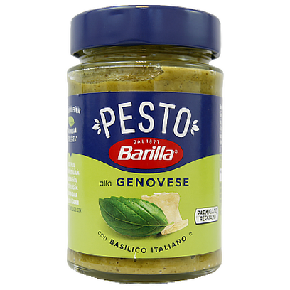 Соус песто Барілла генуезький з базиліком Barilla genovese basilico fresco 190g 12шт/ящ (Код : 00-00003957)
Соус песто Барілла генуезький з базиліком Barilla genovese basilico fresco 190g 12шт/ящ (Код : 00-00003957)