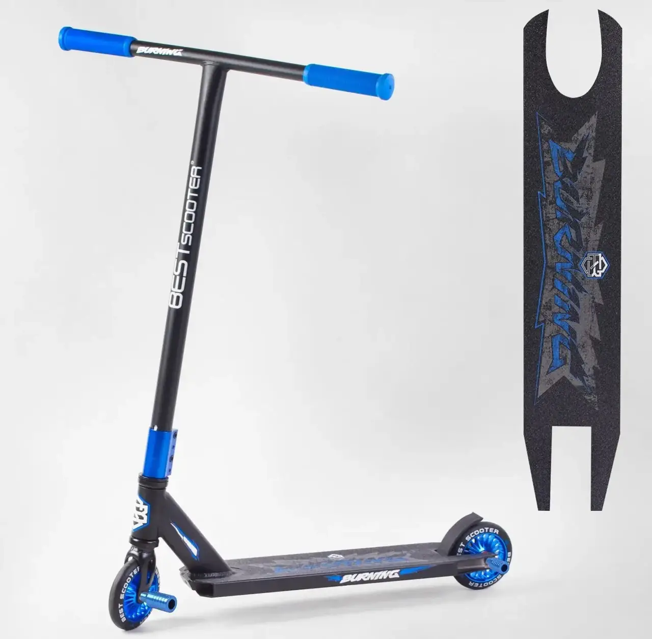 Самокат трюковой Синий Пеги (5-12лет) Best Scooter, HIC-система алюминиевый диск колёса PU 11см
Самокат трюковой Синий Пеги (5-12лет) Best Scooter, HIC-система алюминиевый диск колёса PU 11см