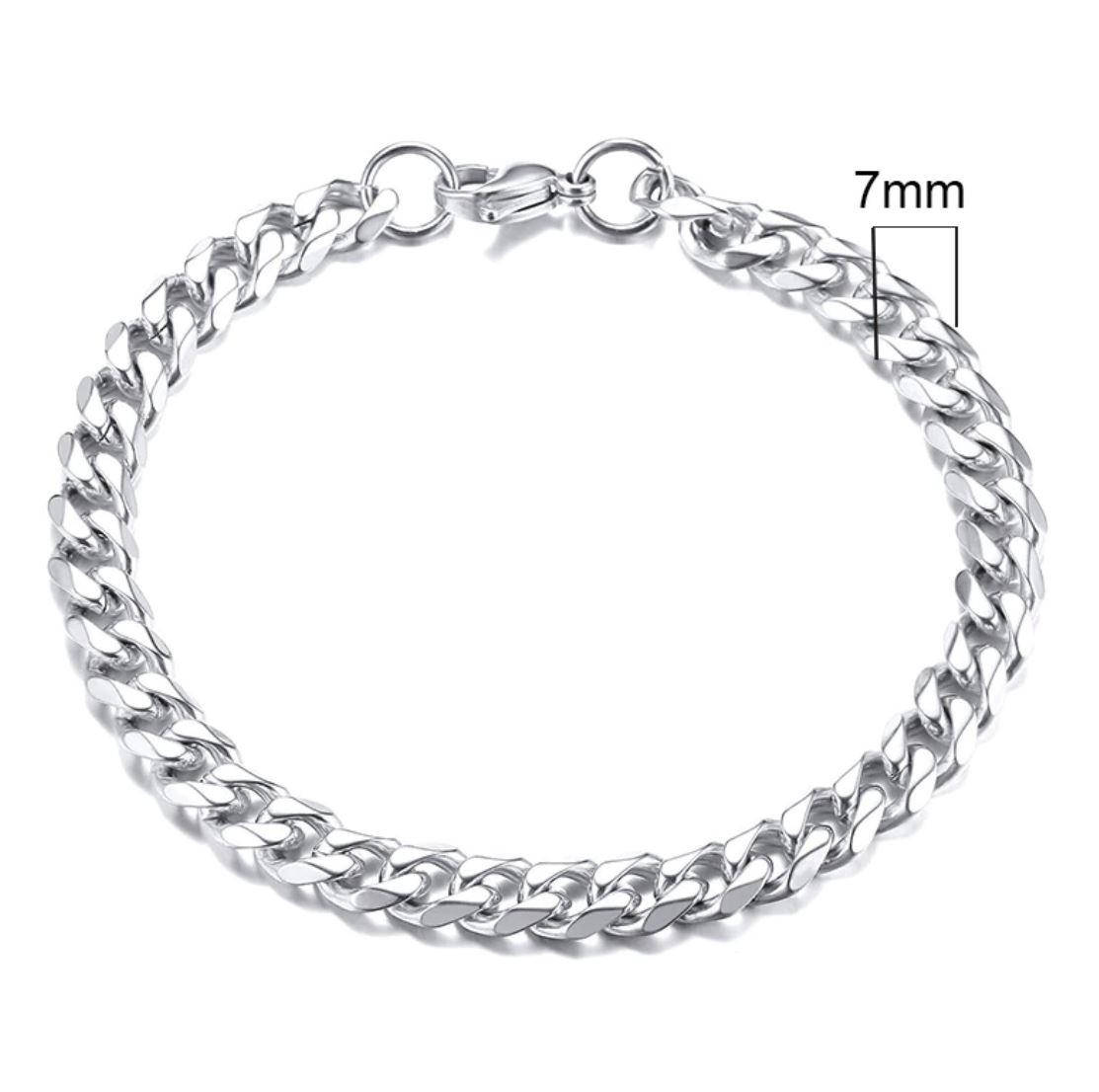 Мужской браслет цепочка "VNOX", 7 мм, С8761
Мужской браслет цепочка "VNOX", 7 мм, С8761