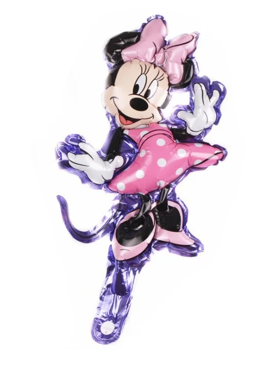Фольгированный шарик мини-фигура КНР (24х42 см) Минни Маус, Разные цвета 
Фольгированный шарик мини-фигура КНР (24х42 см) Минни Маус, Разные цвета