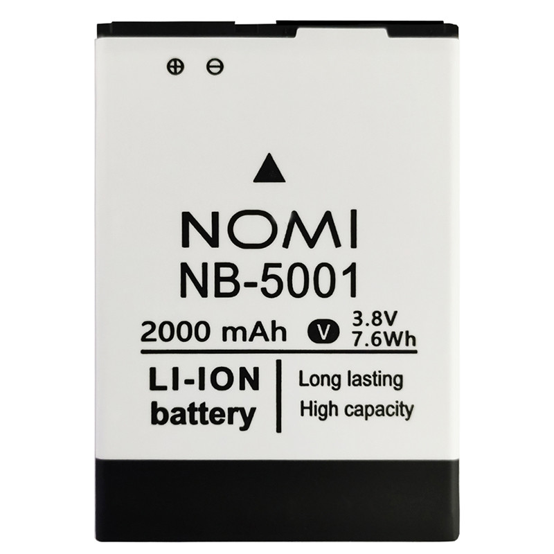 Оригинальный аккумулятор ( АКБ / батарея ) NB-5001 для Nomi i5001 Evo M3 2000mAh
Оригинальный аккумулятор ( АКБ / батарея ) NB-5001 для Nomi i5001 Evo M3 2000mAh