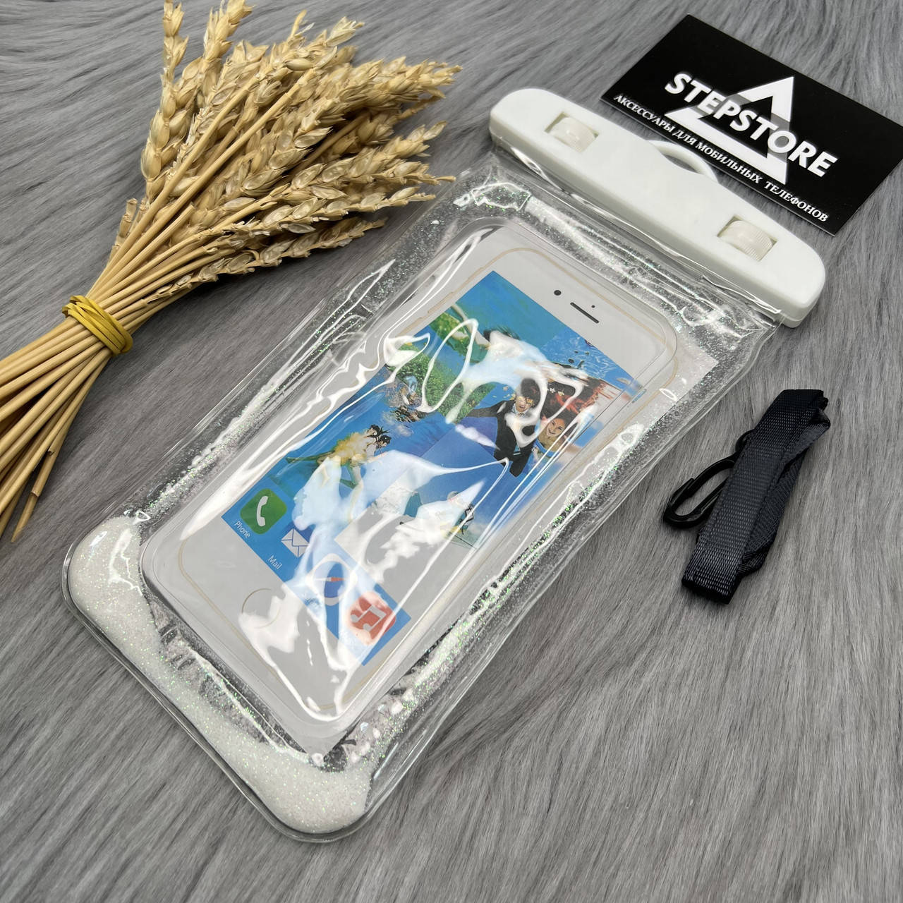 Чехол водонепроницаемый противоударный прозрачный с песком для Apple Iphone Xiaomi Samsung Huawei Honor Белый
Чехол водонепроницаемый противоударный прозрачный с песком для Apple Iphone Xiaomi Samsung Huawei Honor Белый