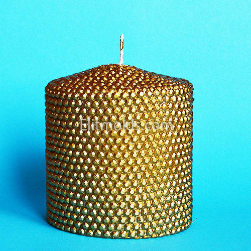 Силиконовая форма Свеча в пузырьках 
Силиконовая форма Свеча в пузырьках