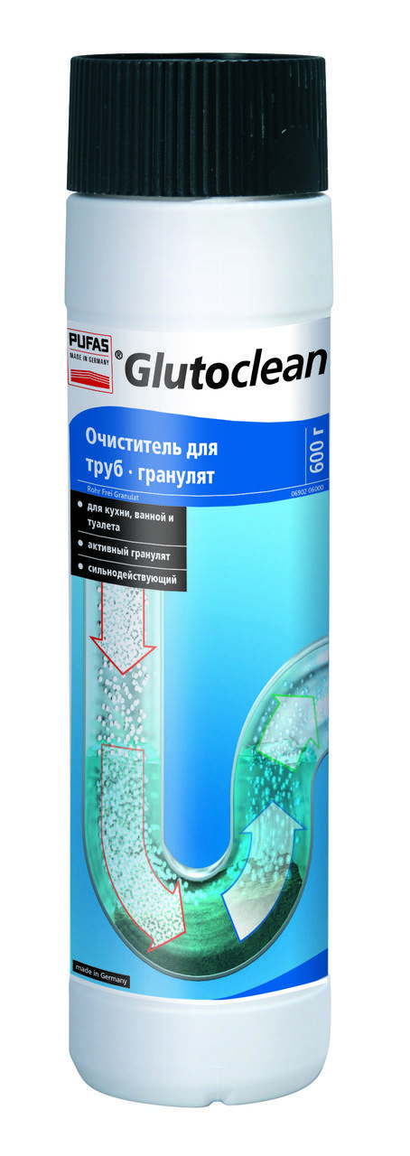 Очиститель для труб гранулят Glutoclean 600 мл
Очиститель для труб гранулят Glutoclean 600 мл
