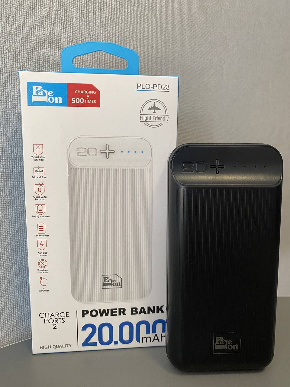 Повербанк / УМБ / Power bank /Внешний портативный аккумулятор Paleon PLO-PD23 20000mAh 2USB
Повербанк / УМБ / Power bank /Внешний портативный аккумулятор Paleon PLO-PD23 20000mAh 2USB