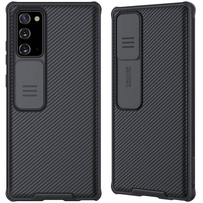 Чехол со шторкой для камеры Nillkin CamShield Pro для Samsung Galaxy Note 20, Черный
Чехол со шторкой для камеры Nillkin CamShield Pro для Samsung Galaxy Note 20, Черный