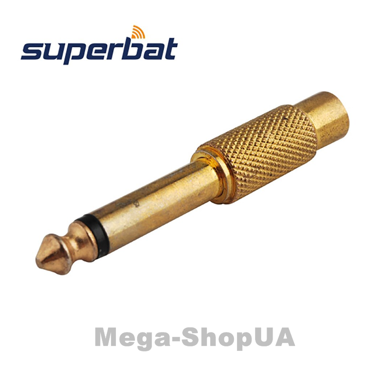 Переходник адаптер аудио 6.3mm jack mono Male (папа) - 1 x RCA Female (мама). Перехідник 6.3 mm - RCA
Переходник адаптер аудио 6.3mm jack mono Male (папа) - 1 x RCA Female (мама). Перехідник 6.3 mm - RCA