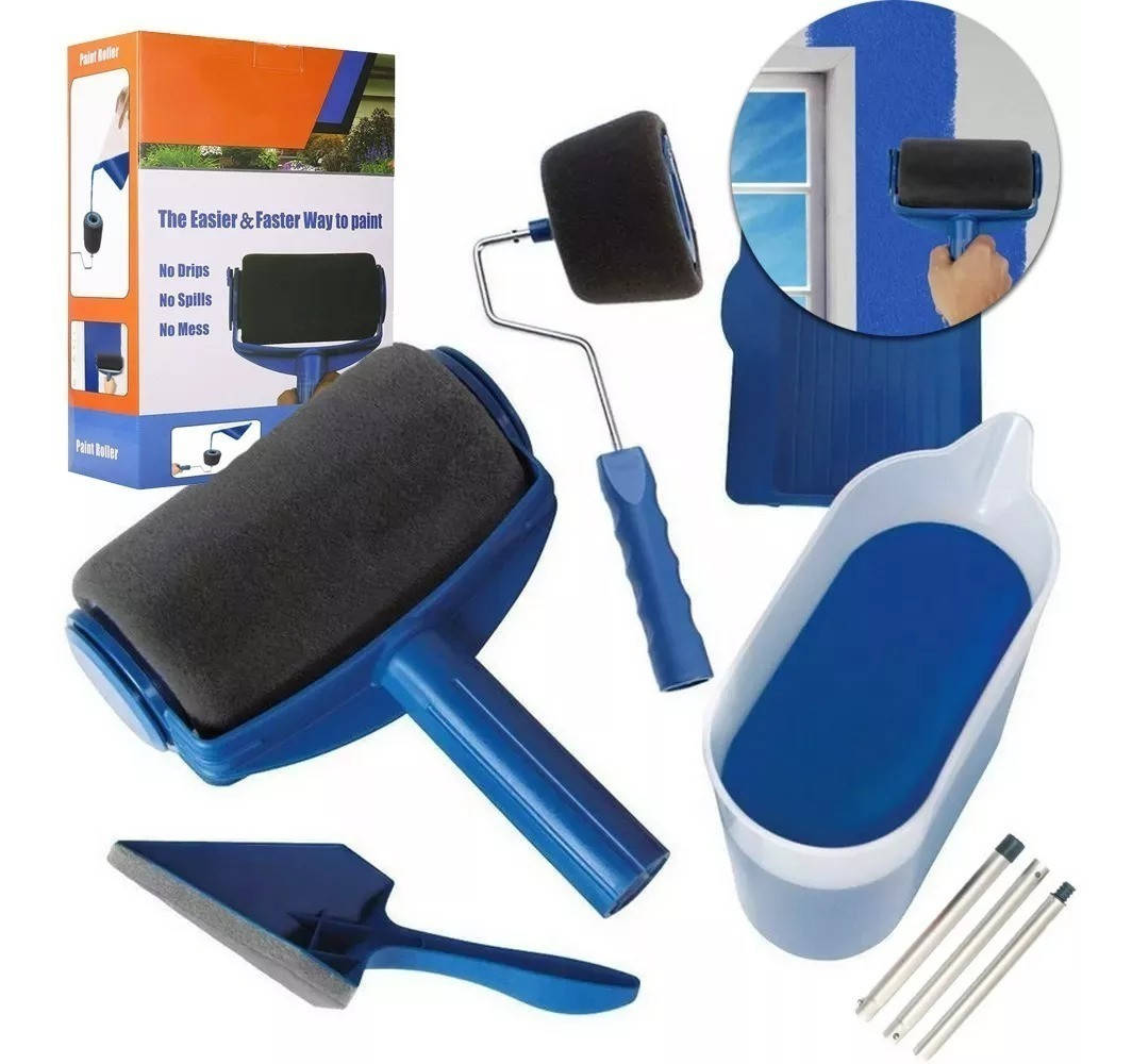 Валик.Paint Brush Roller набор для покраски, комплект валиков для покраски с резервуаром для краски
Валик.Paint Brush Roller набор для покраски, комплект валиков для покраски с резервуаром для краски