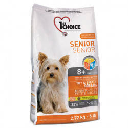 1st Choice Senior Toy&Small Breeds корм для пожилых и малоактивных собак малых пород 2.72 кг
1st Choice Senior Toy&Small Breeds корм для пожилых и малоактивных собак малых пород 2.72 кг