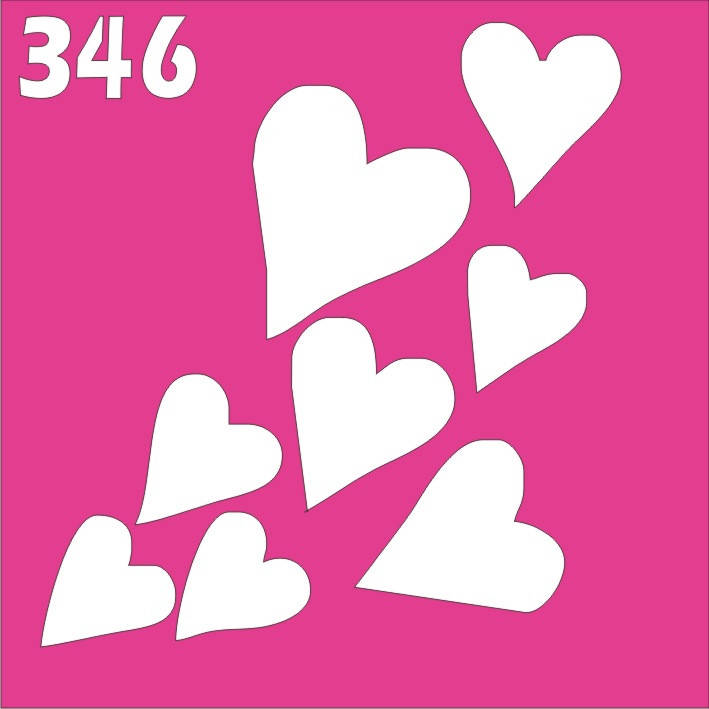 Трафарет сердечки для био-тату хной, блеск тату Boni Kasel № 346
Трафарет сердечки для био-тату хной, блеск тату Boni Kasel № 346