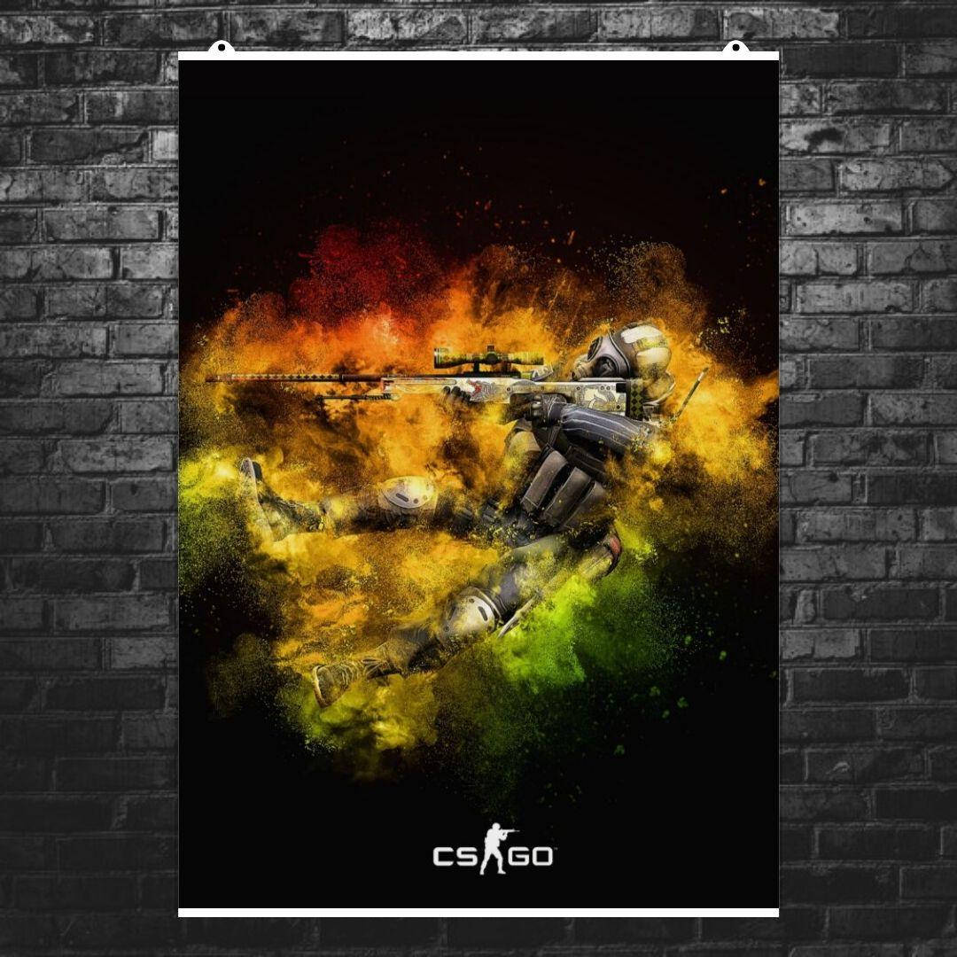 Постер "Counter-Strike". CS:GO, Контрстрайк, киберспорт, КС, контра, жёлтый. Размер 60x42см (A2). Глянцевая
Постер "Counter-Strike". CS:GO, Контрстрайк, киберспорт, КС, контра, жёлтый. Размер 60x42см (A2). Глянцевая