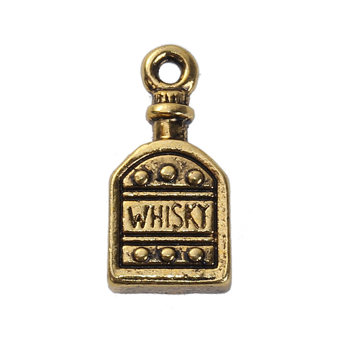 3D Подвеска Бутылка, Цинковый сплав, Античное золото, С надписью, С узором, " Whisky " Резные, 18мм x 9мм
3D Подвеска Бутылка, Цинковый сплав, Античное золото, С надписью, С узором, " Whisky " Резные, 18мм x 9мм